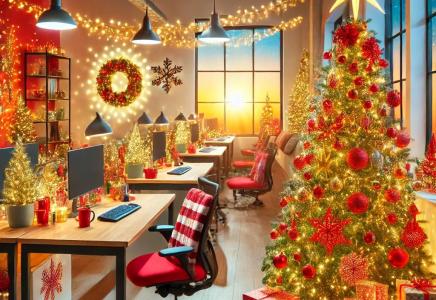 Trang Trí Noel Cho Văn Phòng – “Góc Giáng Sinh” Ấm Áp